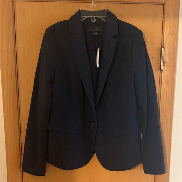 Ann Taylor Jackets & Blazers - Ann Taylor Women’s One Button Blazer Suit Jacket Office New Black Size 6